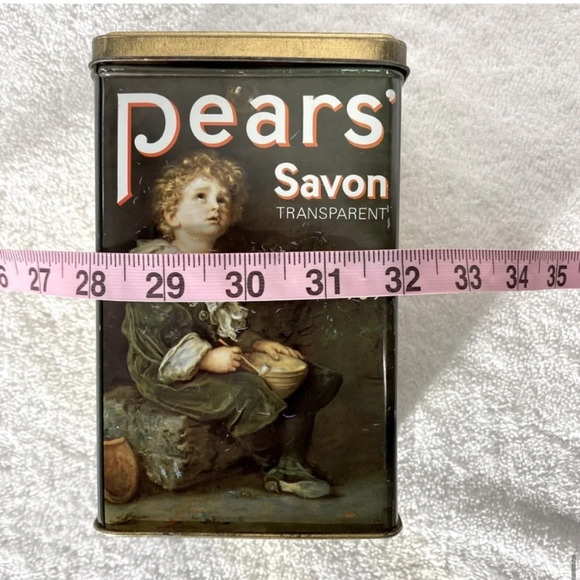 Vintage Pears Soap Green Bicentennial Decorative Tin 1789-1989 - Picture 13 of 14